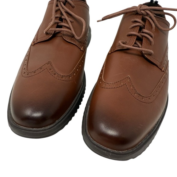 Cole Haan Men\'s Size 11 Grand Plus Wingtip Dress Shoes Oxford Brown New main image 5
